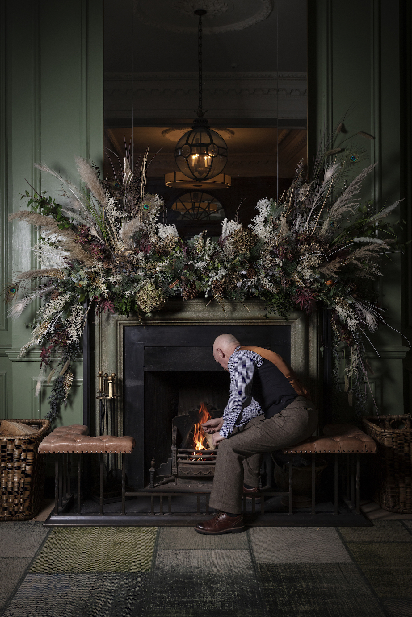 Fireplace-in-winter